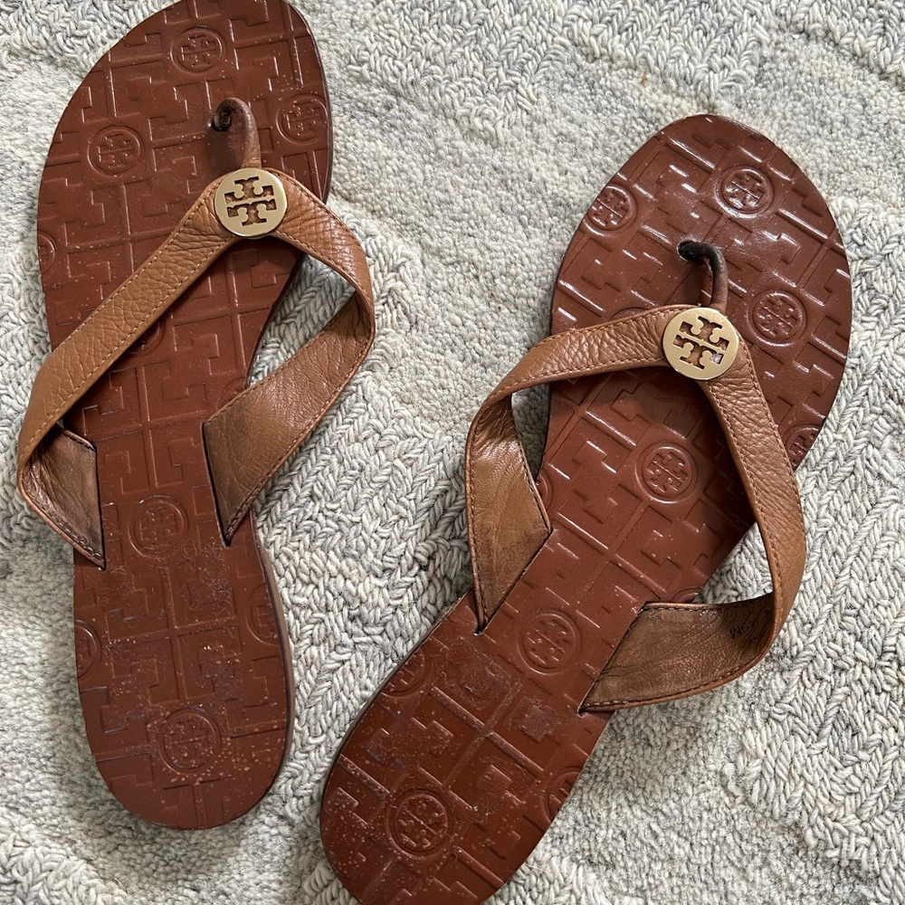 Tory Burch Thora Leather Sandal Sz 9